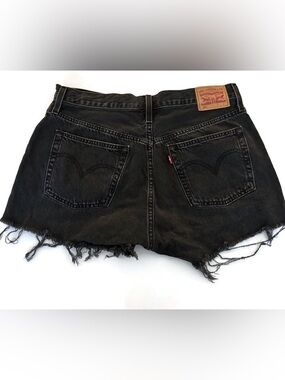 Levi’s Black 501 Denim Shorts Size 31